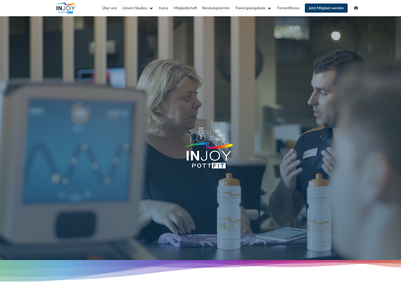Fitnessstudio-Website