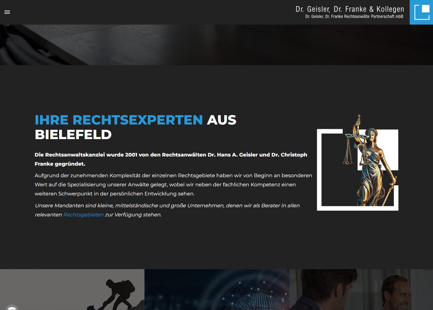 Fitnessstudio-Website